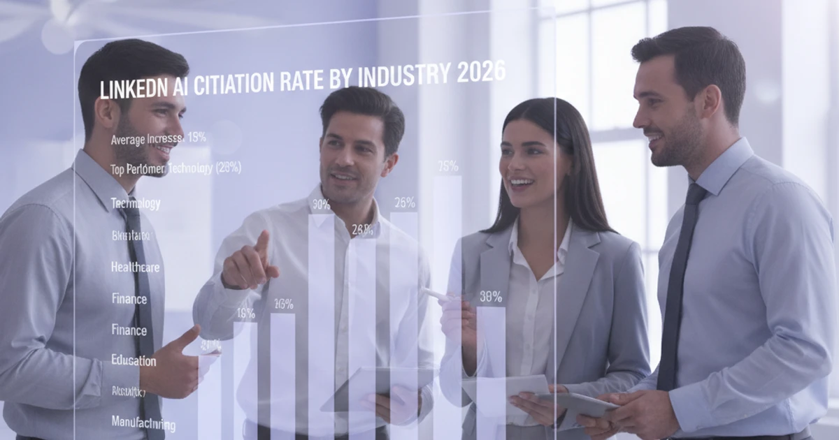 LinkedIn AI Citation Rate by Industry 2026: Top Sectors Ranked