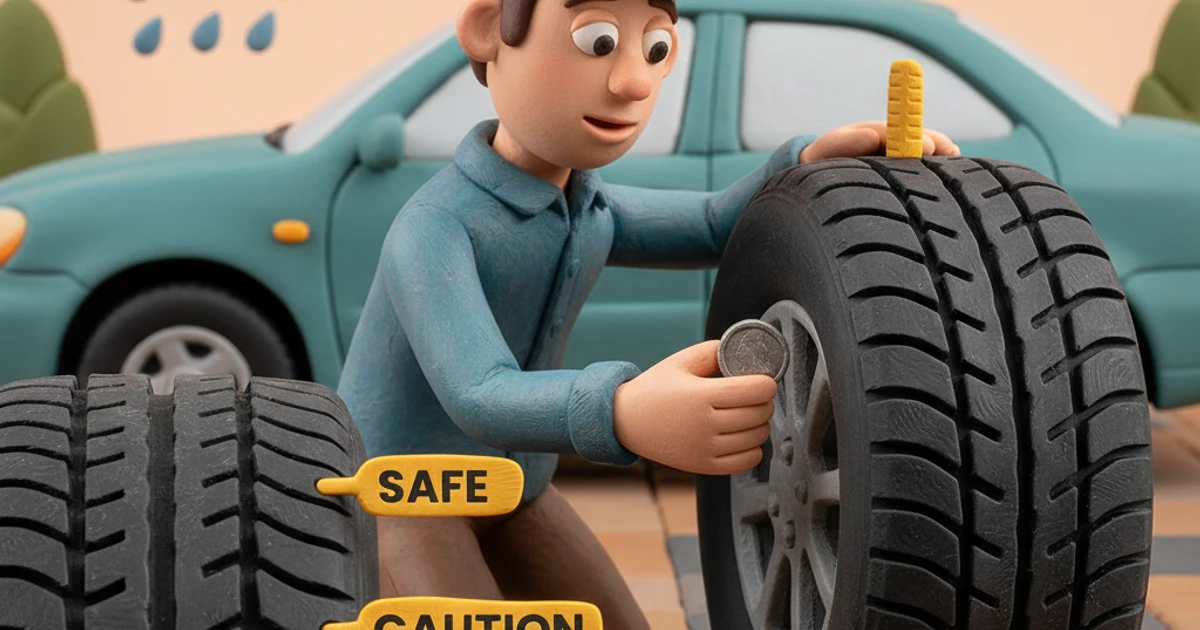2. Tread Depth: How to Know When to Replace Tires Safely