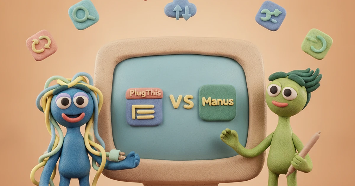PlugThis vs Manus: Chrome Extension Builders Compared 2026