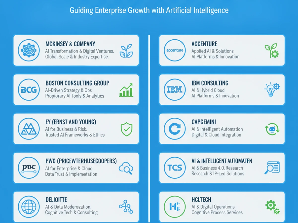 10 Best Best AI Strategy Consulting Firms for Enterprises 2026