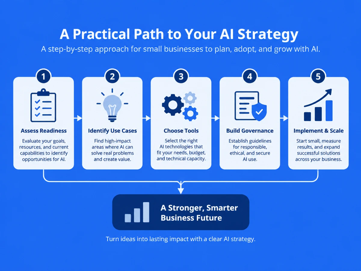 How to Create an AI Strategy for a Small Business: Step-by-Step Guide (2026)