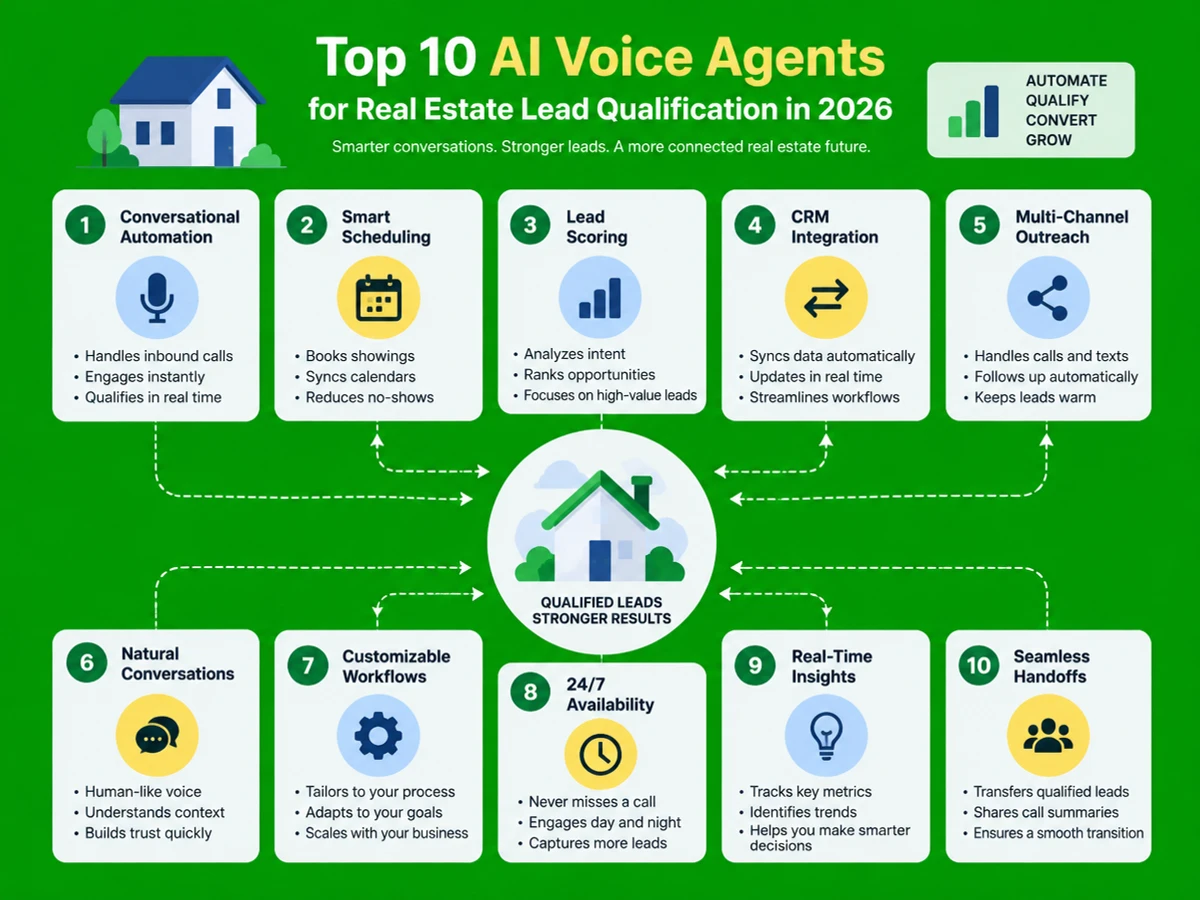 10 Best AI Voice Agents for Real Estate Lead Qualification in 2026