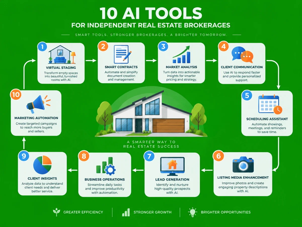 10 Best AI Tools for Independent Real Estate Brokerages in 2026