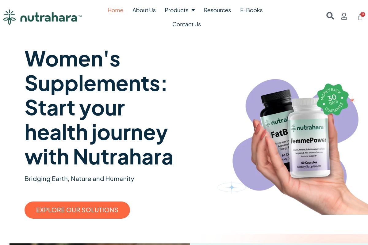 1. Nutrahara — Best for Ayurvedic Hormone, Sleep, and Stress Support