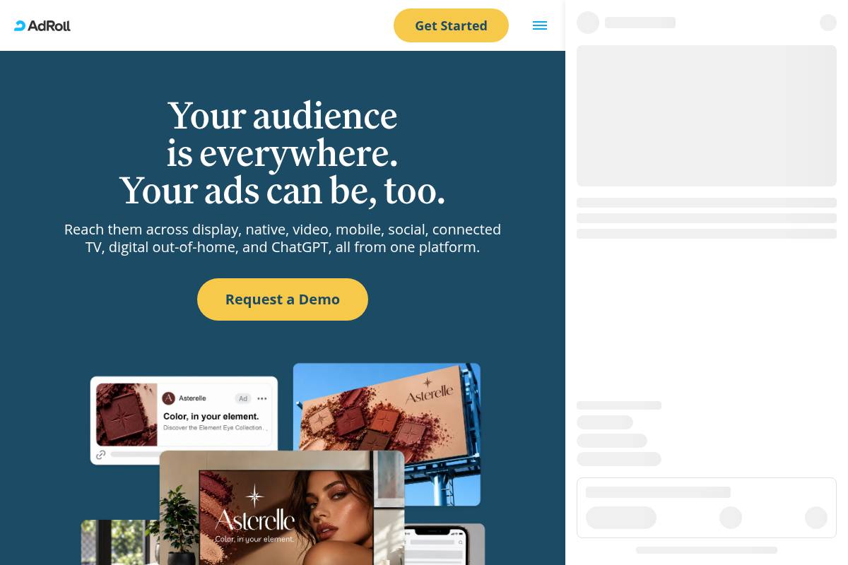 10. AdRoll: Best for Cross-Channel Retargeting and Retention