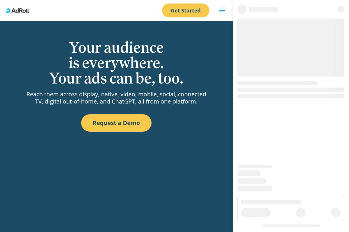 10. AdRoll: Best for Retargeting and Display Advertising