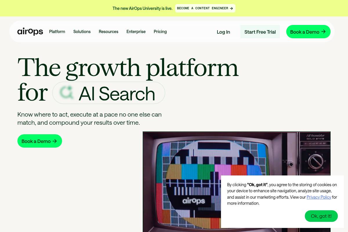 10. AirOps — Best for Content Workflow Automation Paired with AI Citation Tracking