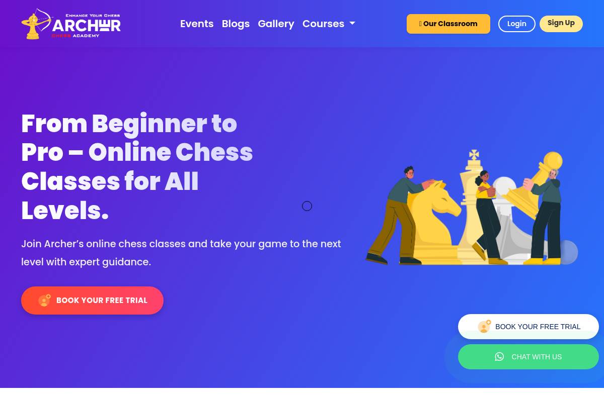 10. Archer Chess Academy — Best for Technology-Driven Coaching