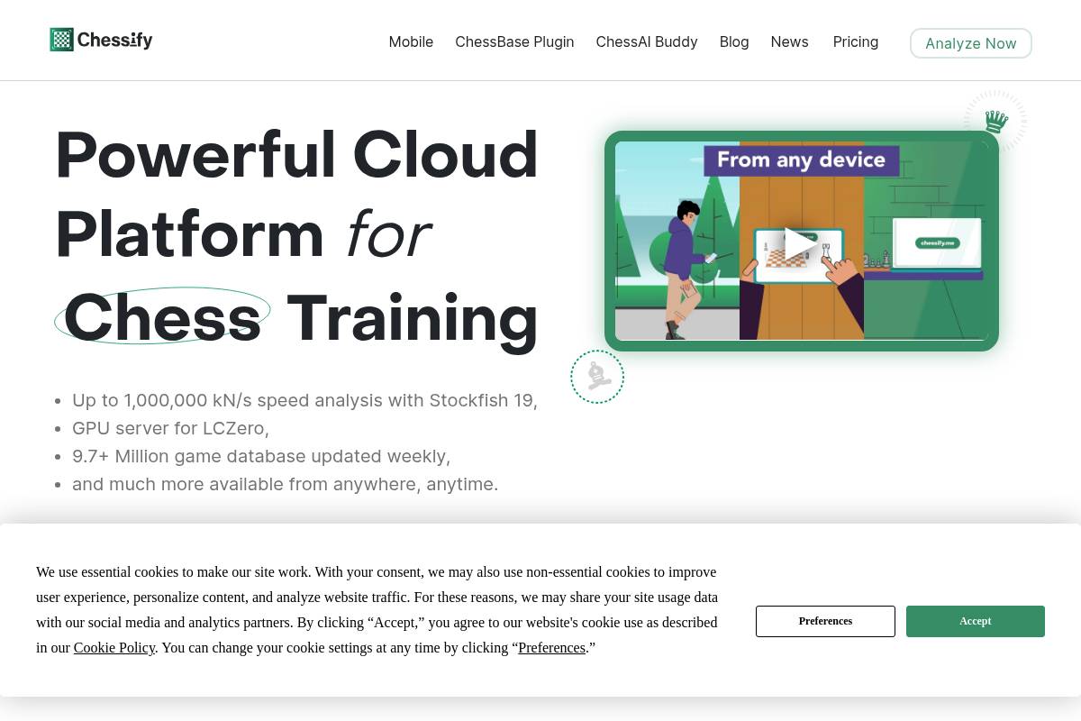 10. Chessify: Best for Cloud Engine Horsepower