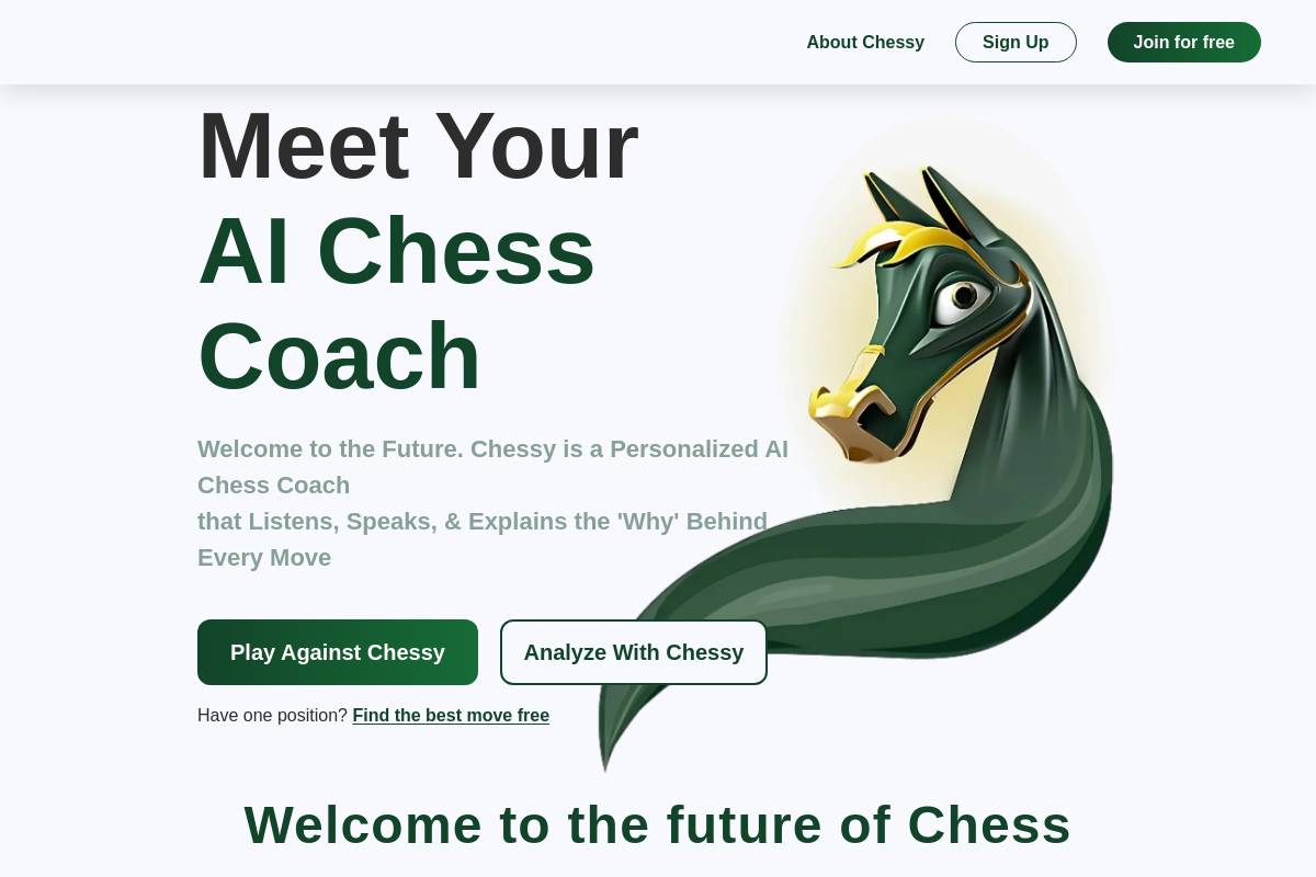 10. Chessvia.ai: Best for Conversational AI Chess Coaching