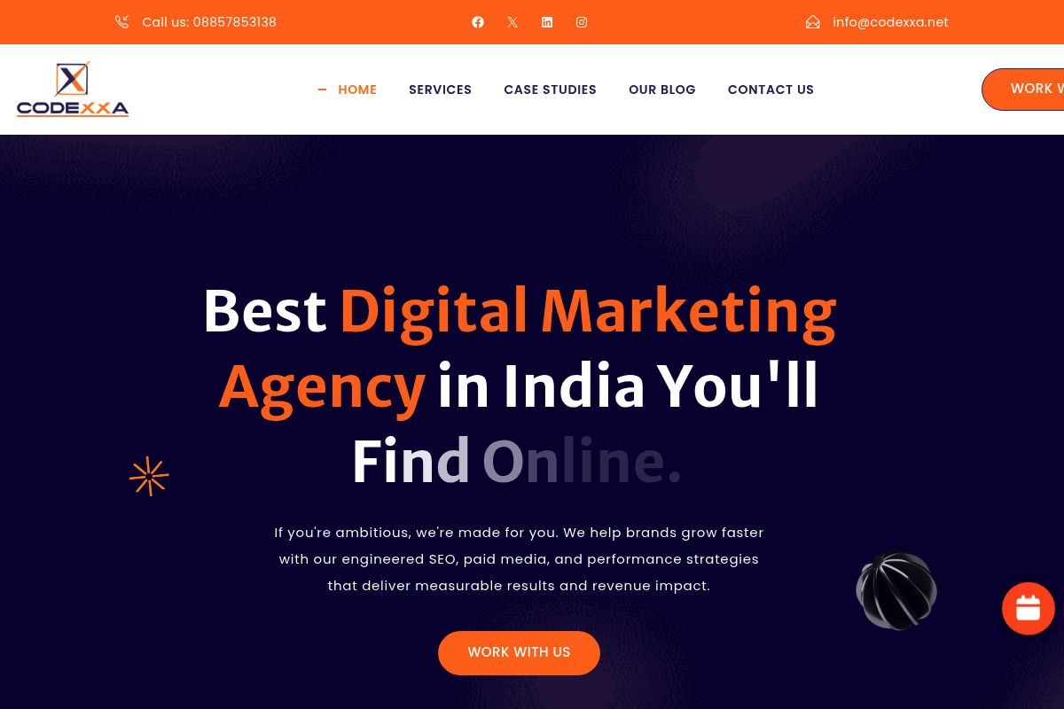 10. Codexxa: Best for Full-Service Digital Growth with Quick Commerce Add-On