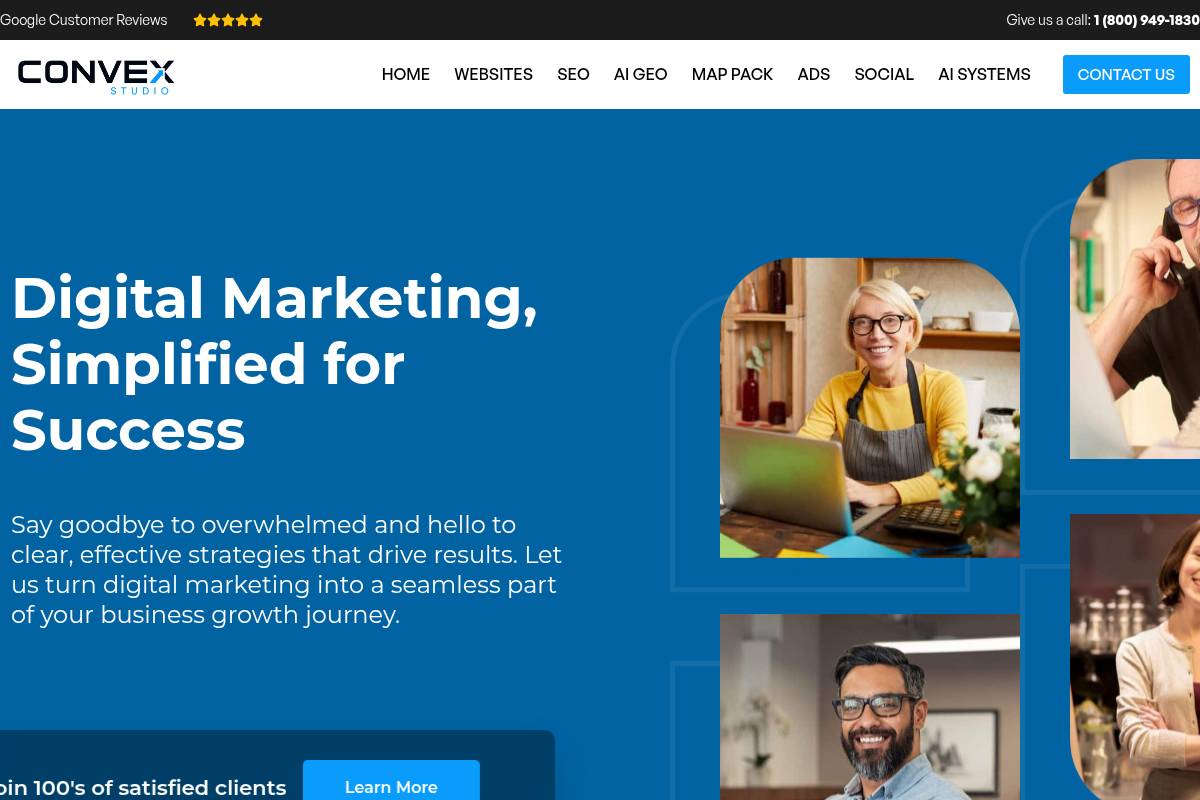10. Convex Studio — Best for Small/Local Business GEO on a Budget