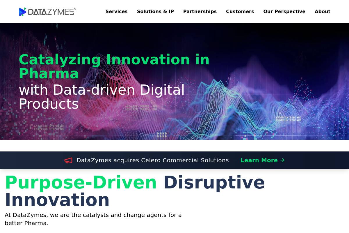 10. DataZymes: Best for Pharma Commercial Analytics Migrations