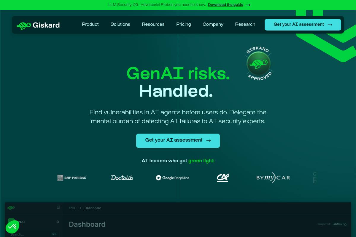 10. Giskard: Best for AI Red-Teaming and Compliance