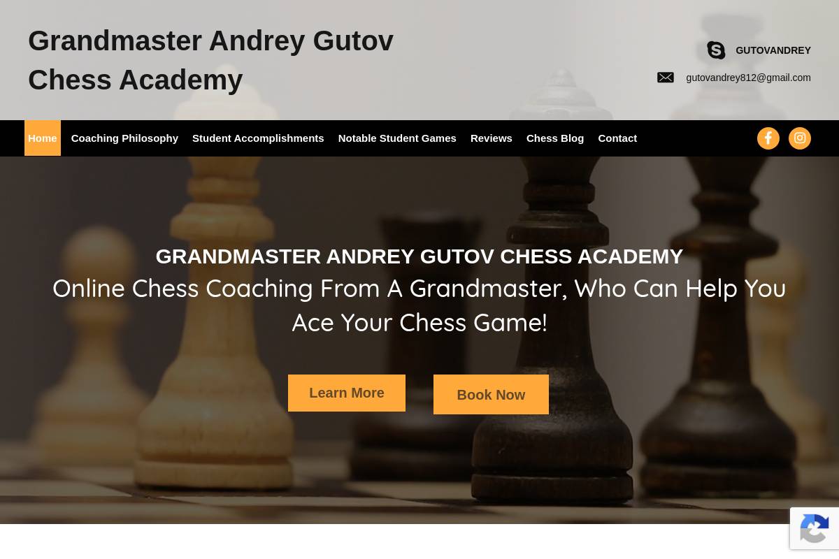 10. GM Andrey Gutov Chess Academy: Best for Affordable Solo 1-on-1 GM Coaching