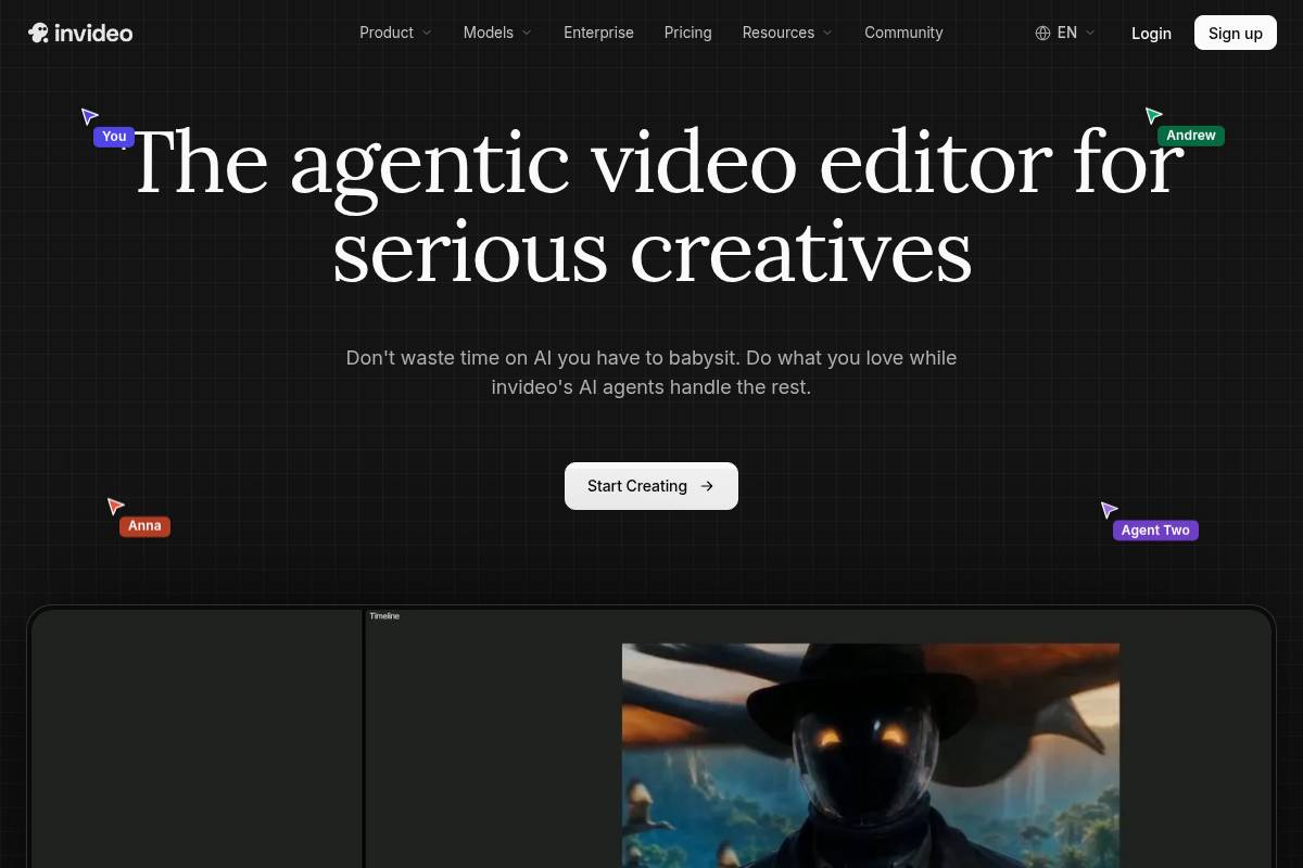 10. InVideo AI: Best for Text-to-Video Social Clips