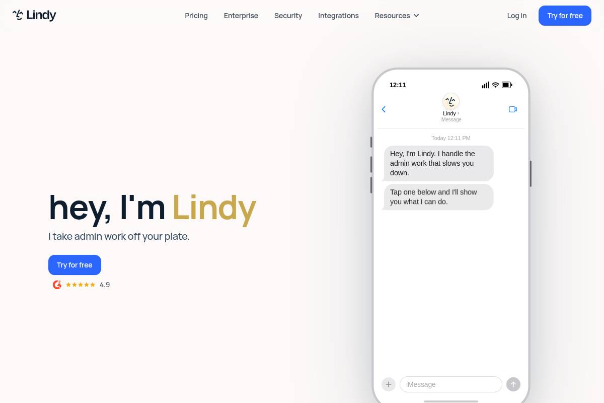 10. Lindy — Best for Workflow Automation Beyond Voice