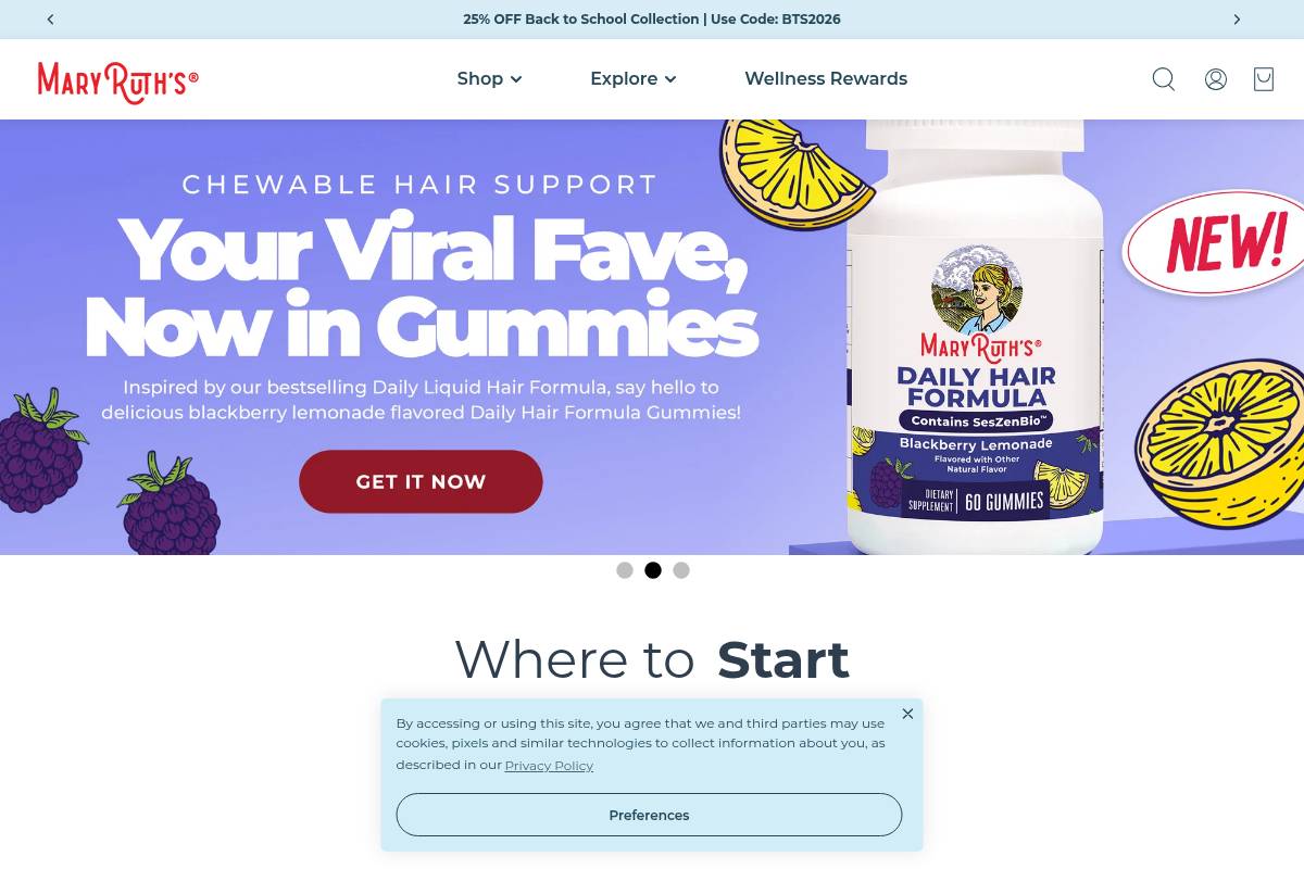 10. MaryRuth's Vegan Vitamin D3 Gummies — Best for Easy Daily Supplementation