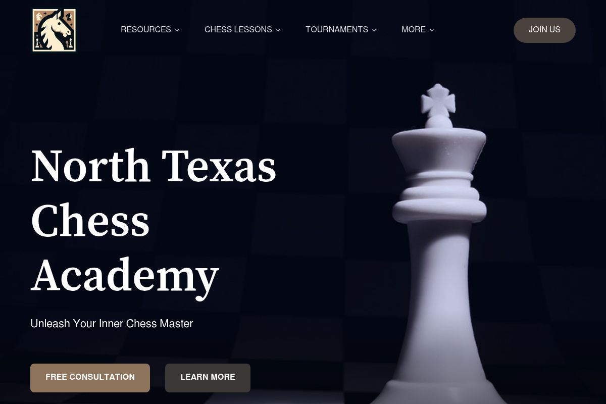 10. North Texas Chess Academy — Best for Local DFW In-Person and Online Play