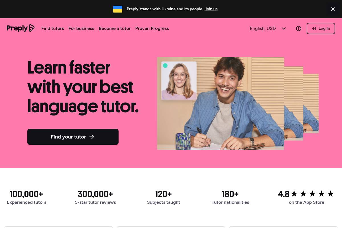 10. Preply: Best for a Marketplace of Live Human Chess Tutors