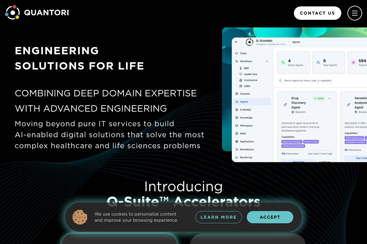 10. Quantori: Best for Biopharma-Only Boutique Data Science