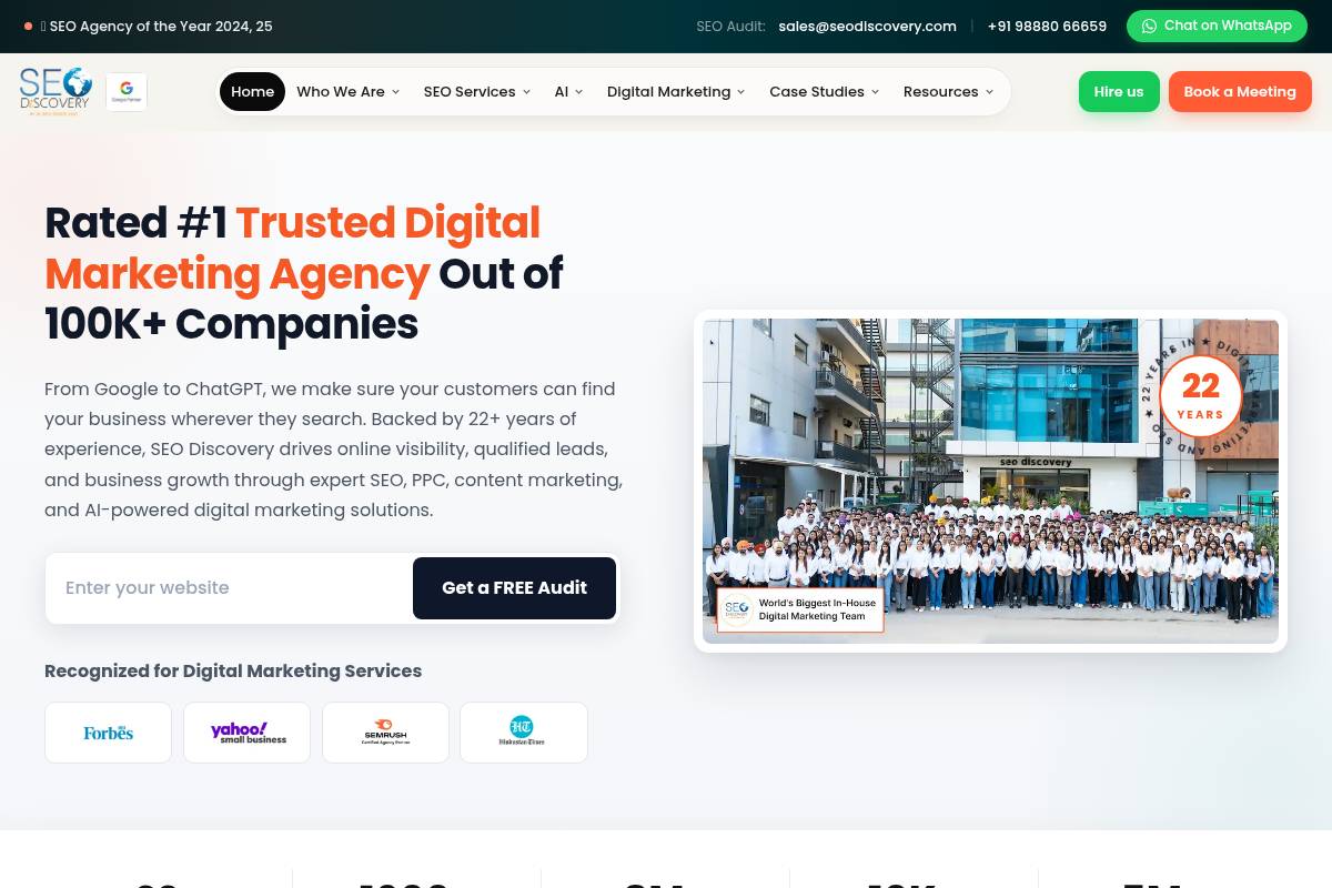 10. SEO Discovery — Best for Affordable Productized AI SEO for SMBs