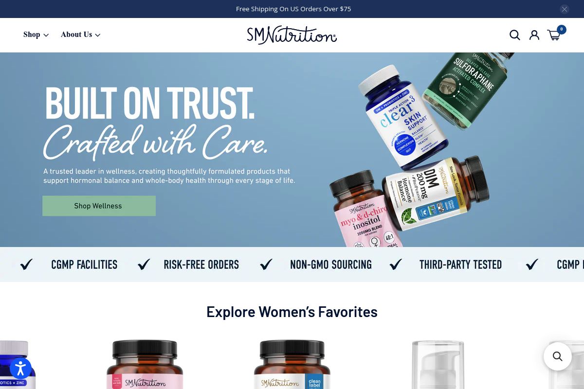 10. SMNutrition DIM Supplement — Best for Budget-Friendly Estrogen Metabolism