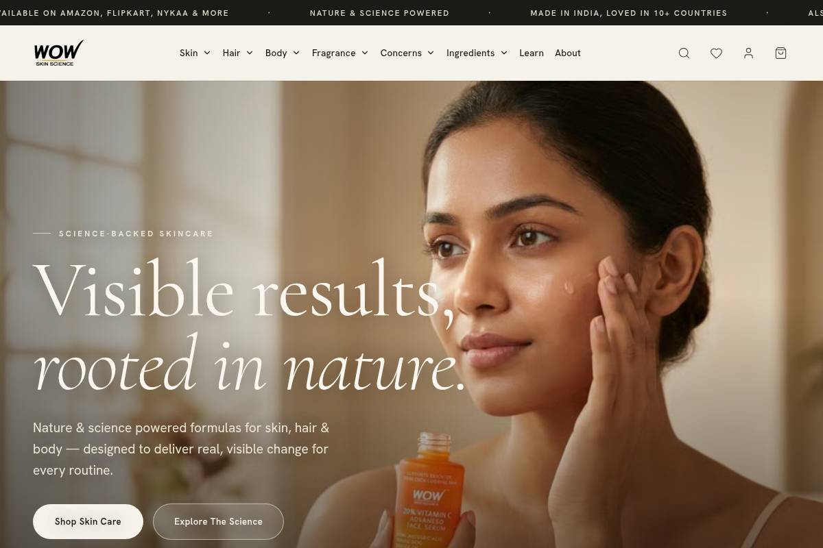 10. WOW Skin Science Apple Cider Vinegar Shampoo