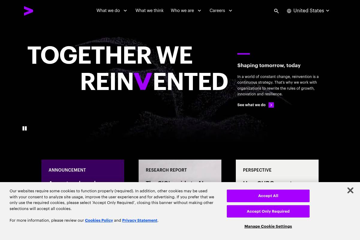 2. Accenture: Best for Large-Scale Global Transformation Programs