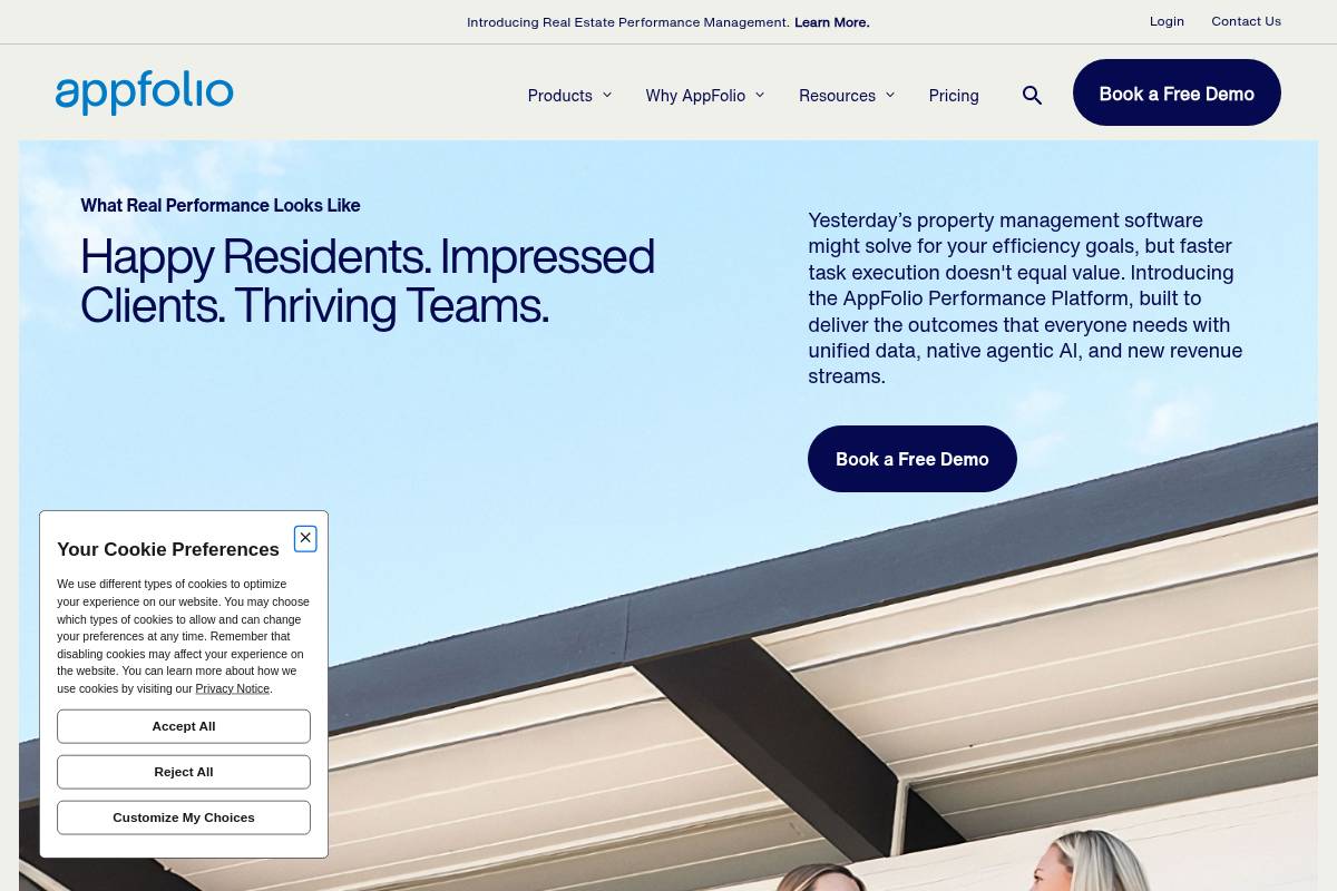 2. AppFolio: Best for Mid-Market All-in-One Operations