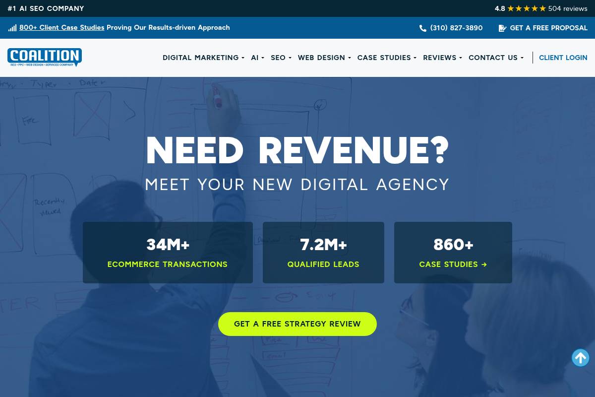 2. Coalition Technologies: Best for Ecommerce and Technical SEO at Scale