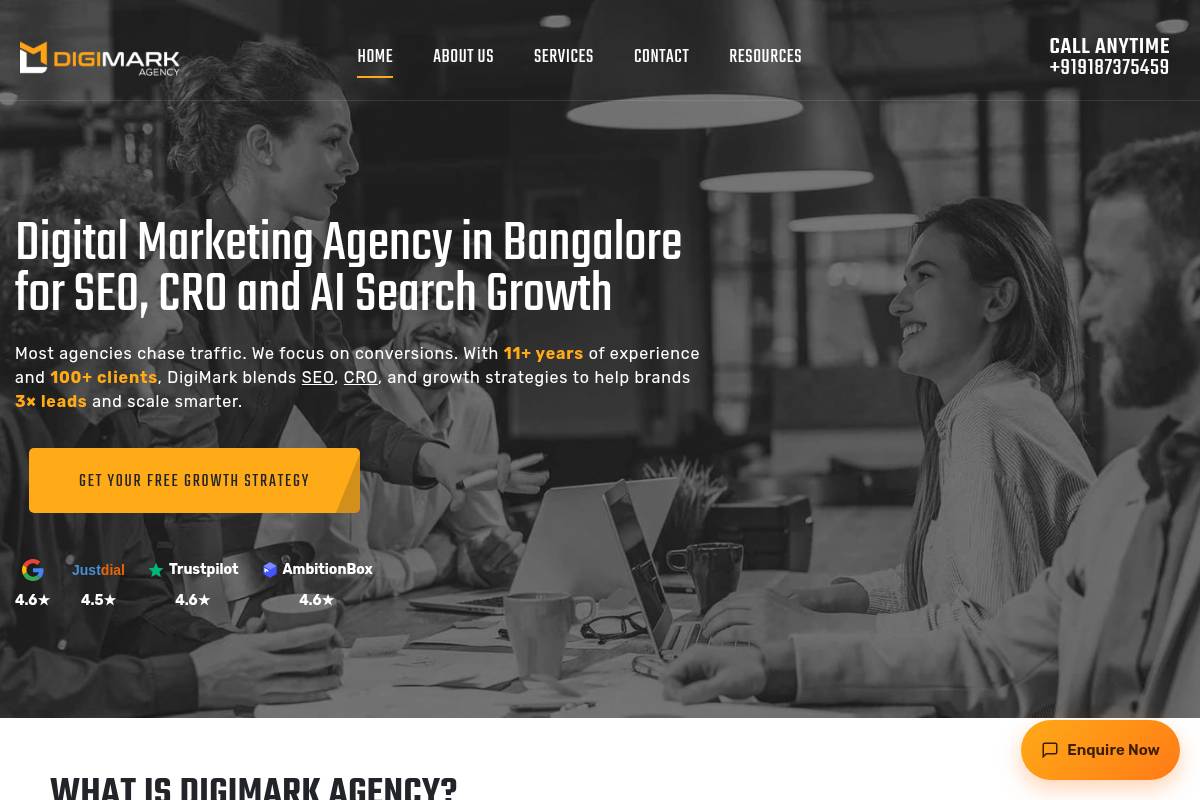 2. DigiMark Agency: Best for Citation-First, Full-Funnel GEO