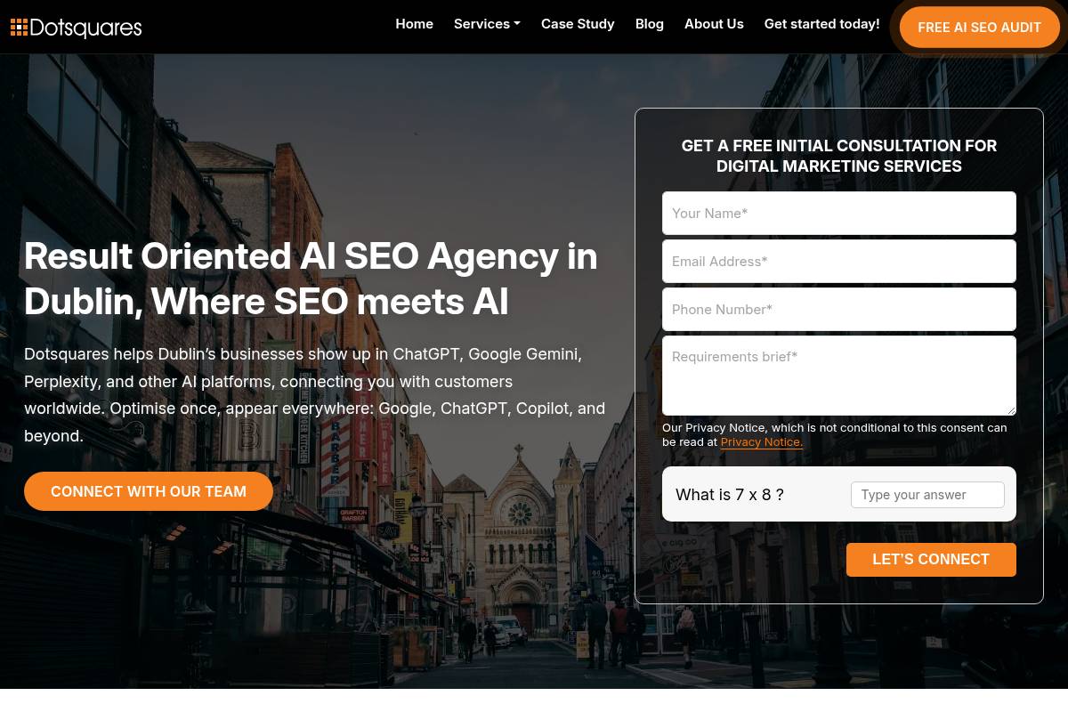 2. Dotsquares: Best for White-Label AI SEO and GEO Services