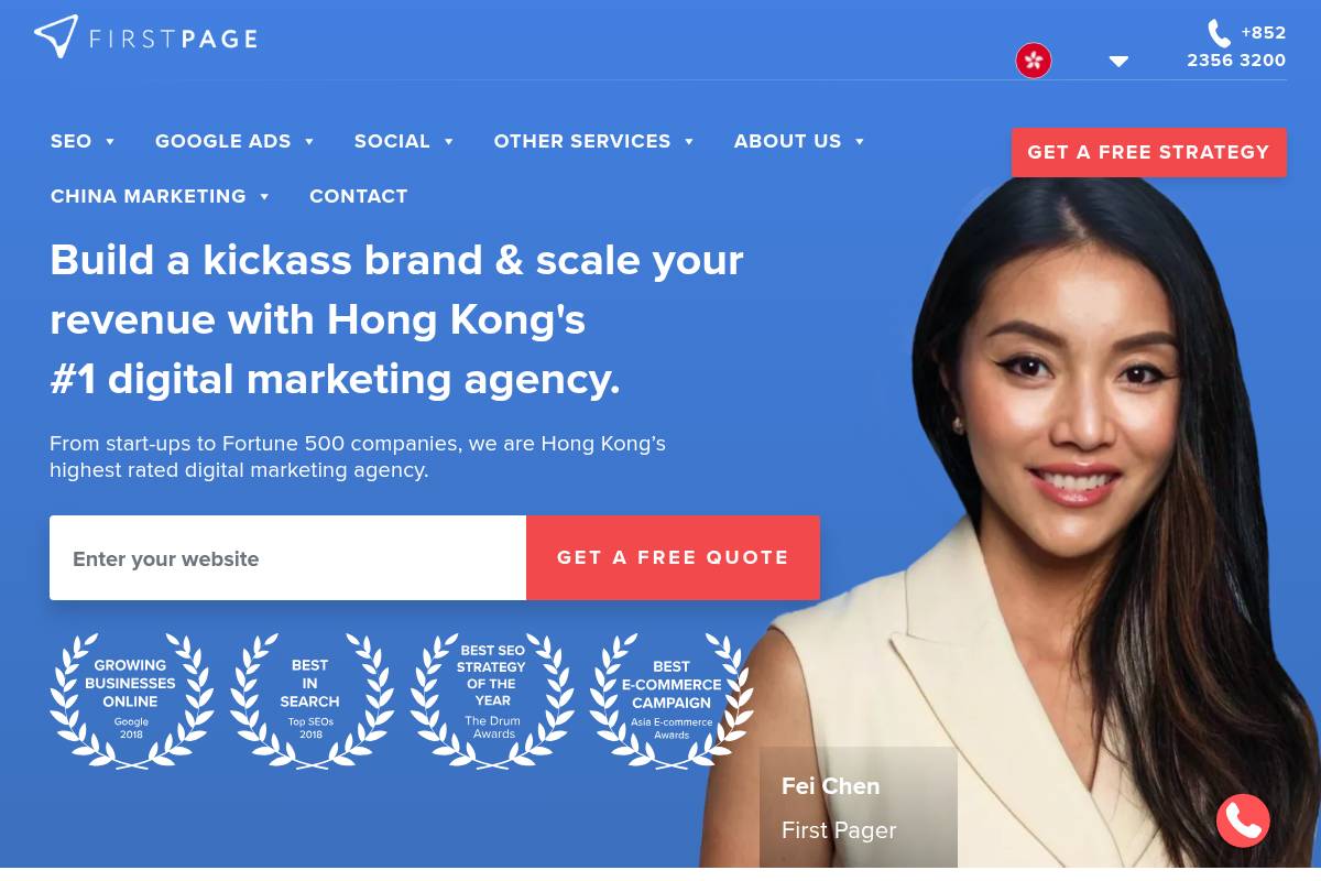 2. First Page HK — Best for Full-Stack SEO and GEO Services