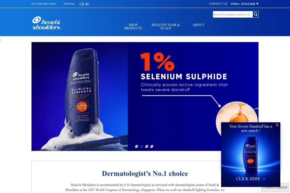 2. Head & Shoulders Men: Best for Widely Available, Entry-Level Dandruff Control