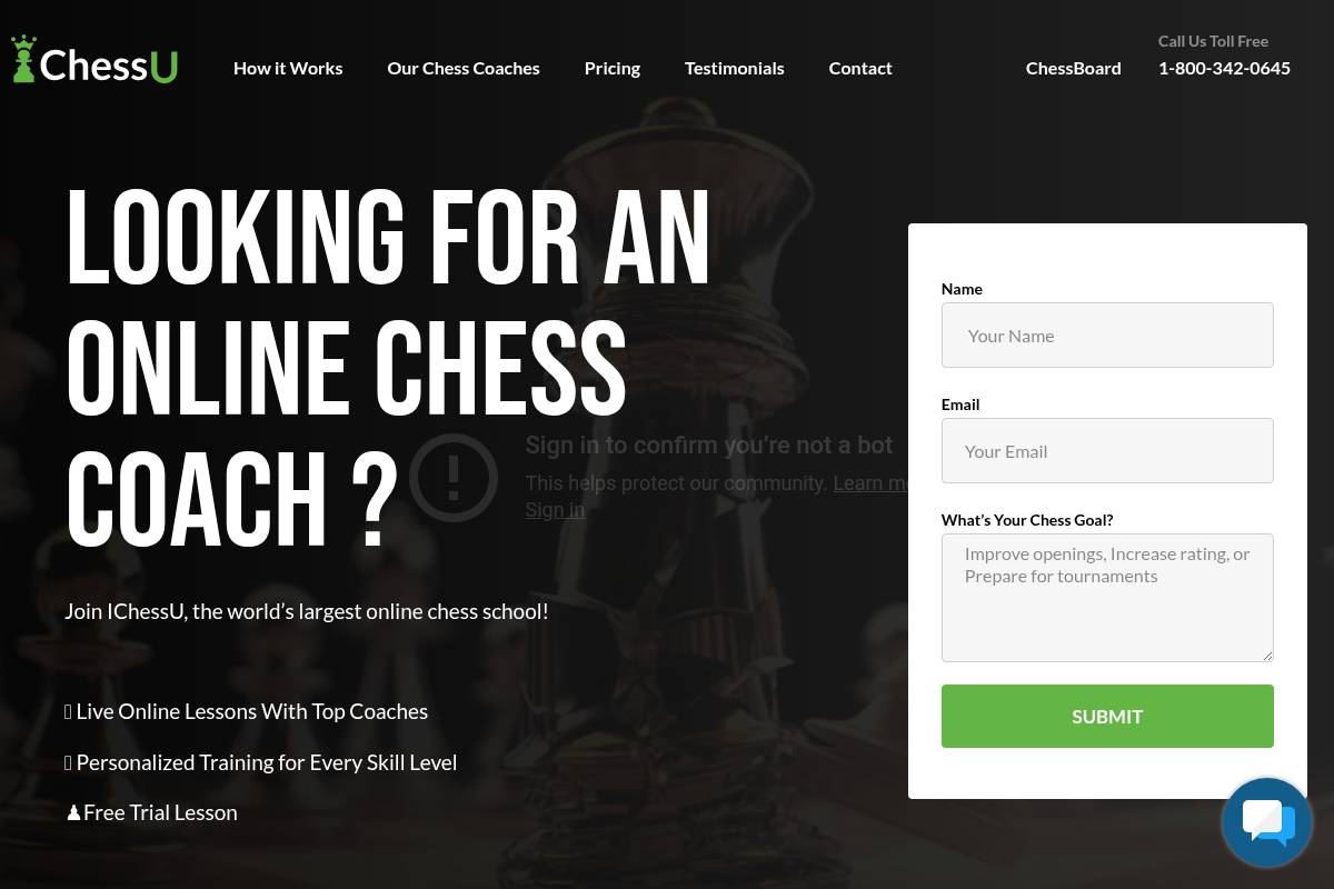 2. iChessU — Best for Live Grandmaster Instruction and Competitive Development