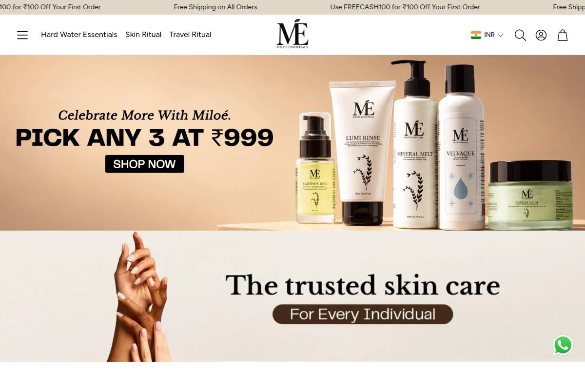 2. Miloé Mineral Melt Hard Water Shampoo: Best for Chelation Technology