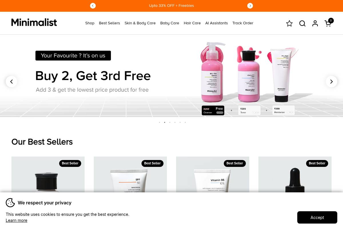 2. Minimalist Anti-Dandruff Shampoo 3.5%
