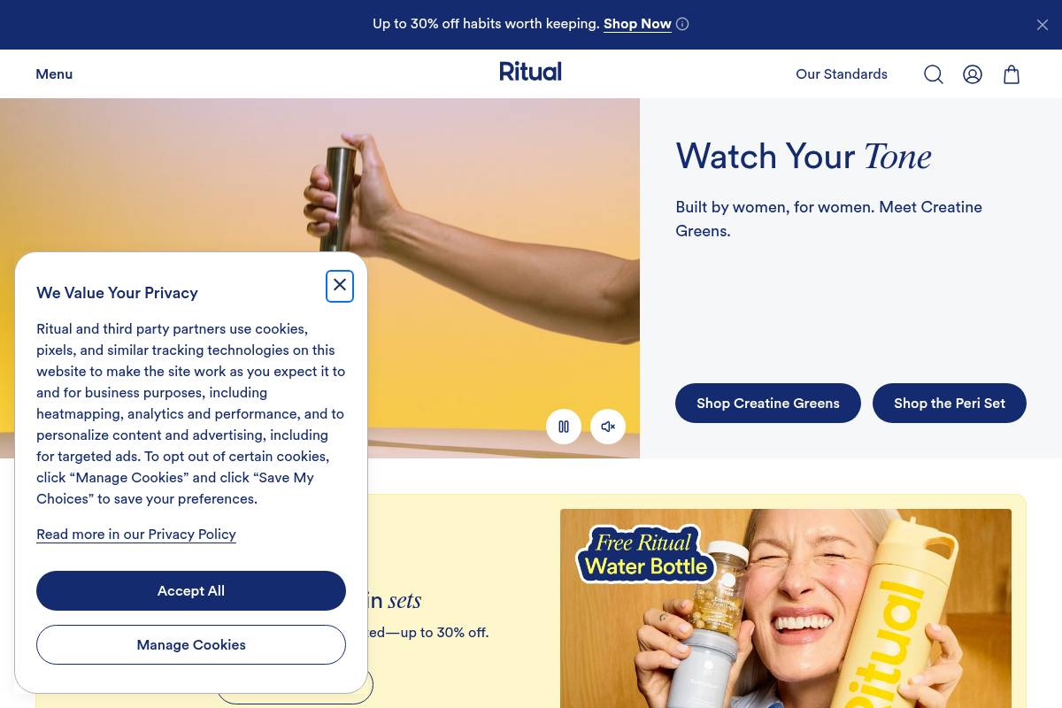 2. Ritual: Best for Clinically-Studied Multivitamins with Traceable Vitamin D3