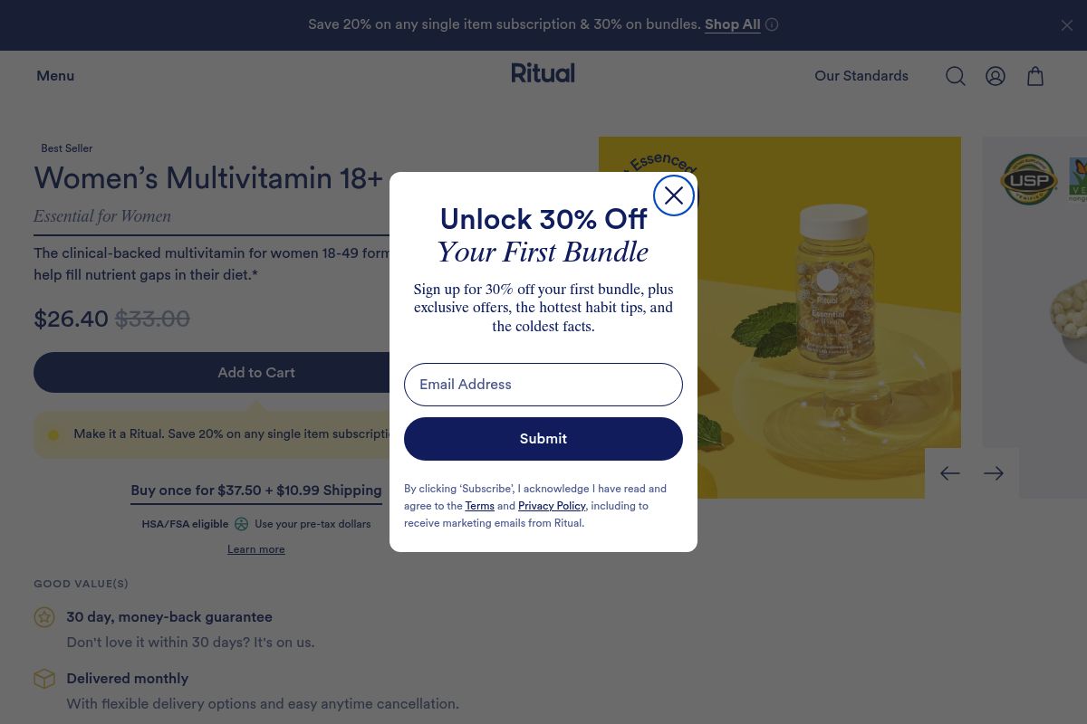 2. Ritual Women's Multivitamin — Best for Science-Backed General Support