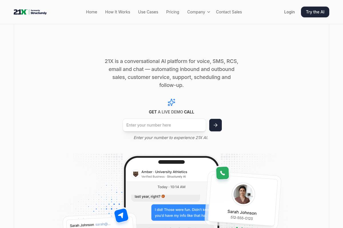 2. Structurely: Best for AI Inside-Sales Lead Nurturing