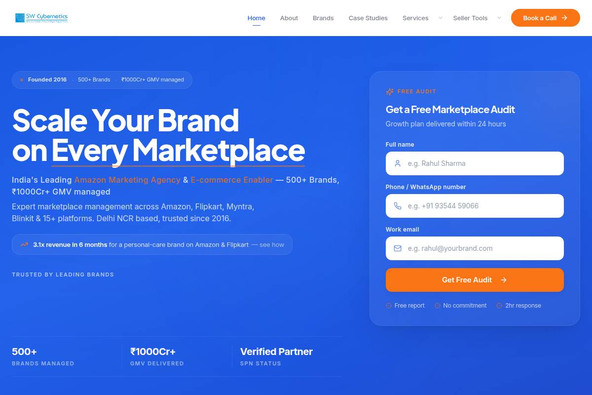 SW Cybernetics: Best for Full-Stack Marketplace Account Management