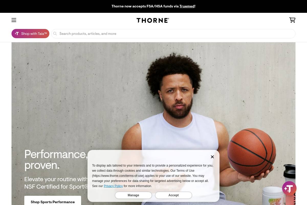 2. Thorne Vitamin D3 — Best for Clinician-Grade Purity