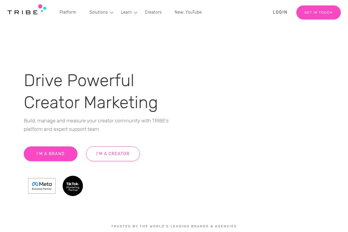 2. TRIBE: Best for Australian Branded-Content Marketplaces