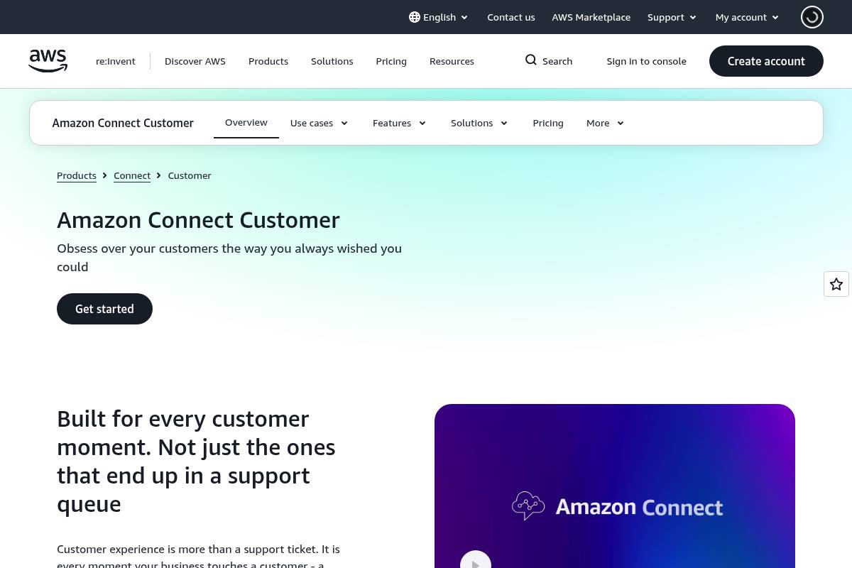 3. Amazon Connect — Best for AWS-Native Teams Needing Scalable HIPAA Voice