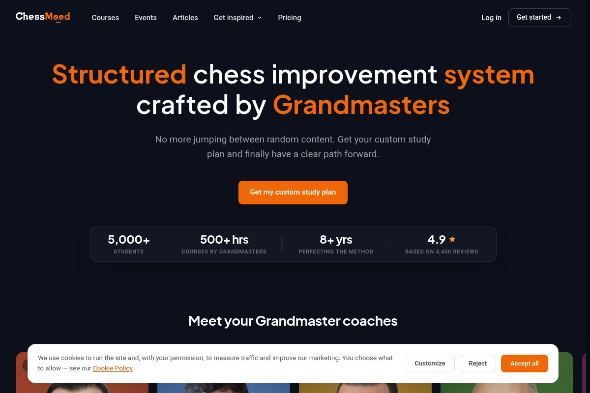 3. ChessMood: Best for GM Video-Based Opening Repertoires
