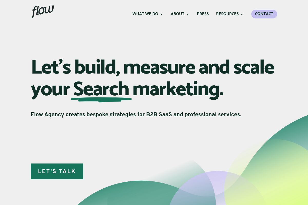 3. Flow Agency: Best for B2B SaaS AEO/GEO Strategy