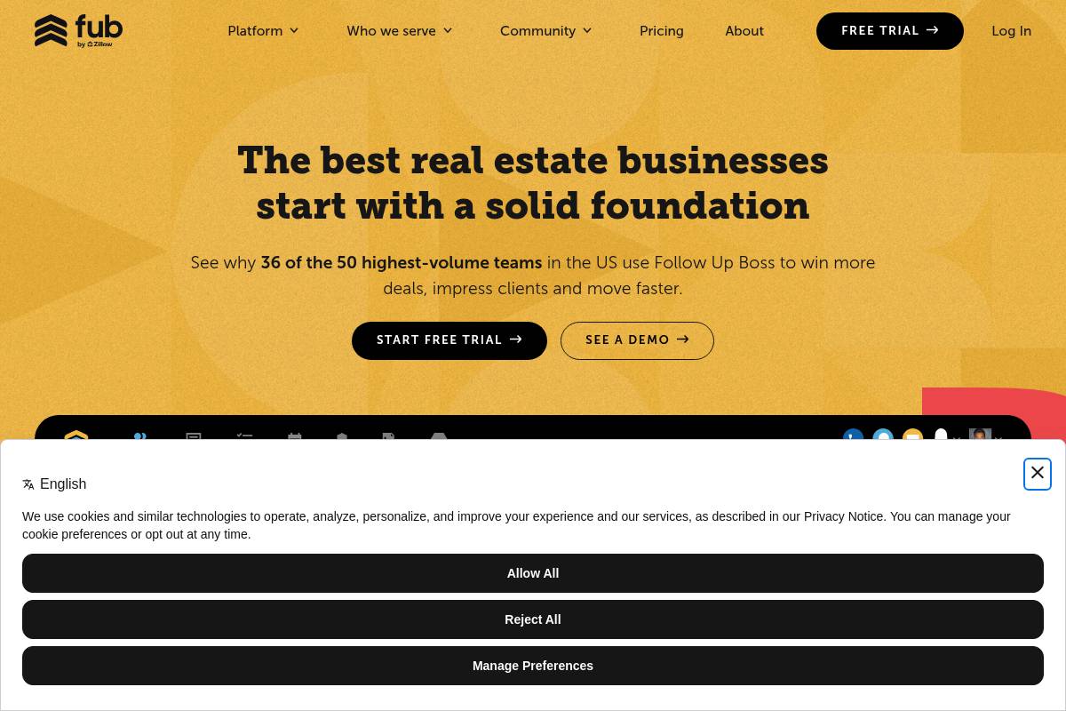3. Follow Up Boss: Best for Lead Routing and Team Accountability