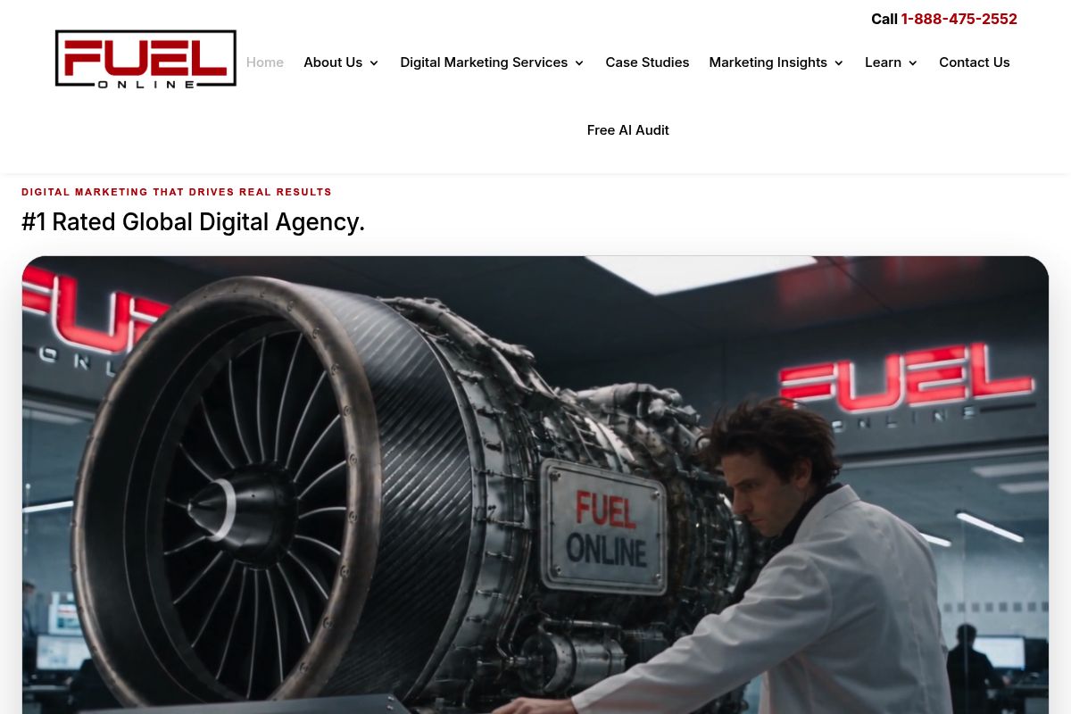 3. Fuel Online: Best for Enterprise SEO and Generative Engine Optimization