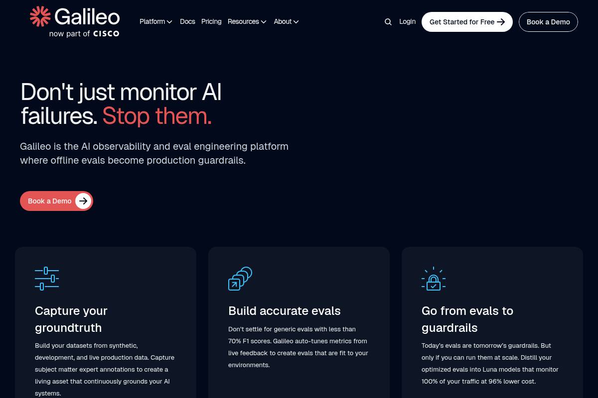 3. Galileo: Best for Runtime Hallucination Guardrails